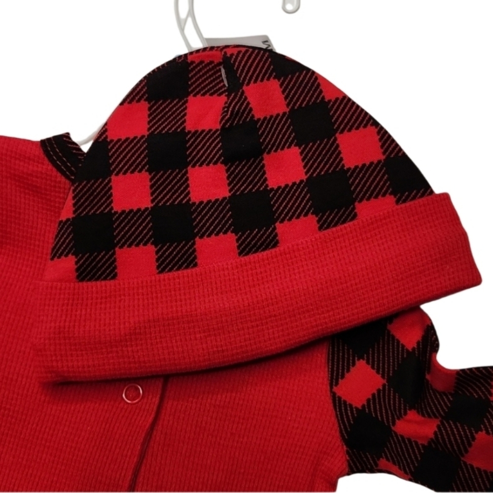 Baby Essentials Holiday Rompers (6M) - Picture 7 of 14